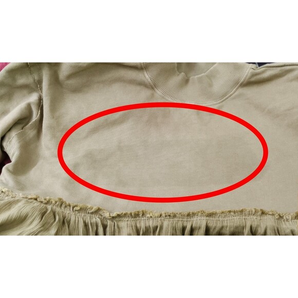 Free People We The Free Pixie Sweatshirt Mini Dress Oversized Cotton S 282980 - Picture 11 of 11